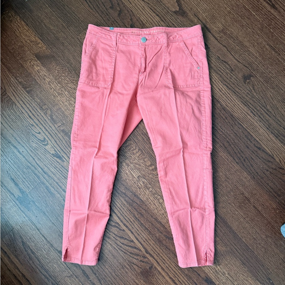 LC Lauren Conrad Vibrant Coral Trousers
